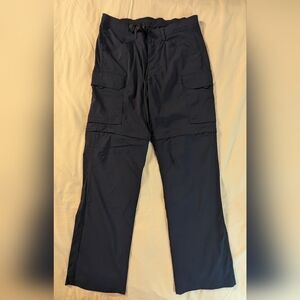 Lands End Pants Men's 36 X 32 Convertible Cargo Hiking Fishing Camping Zip Off